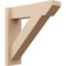 Ekena Millwork 5 1/2-in W x 26-in D x 38-in H Trad Slat Rough Cedar Woodgrain TimberThane Outlooker, Primed Tan OUTUR055X26X38TRA24RCPR - alternate 1